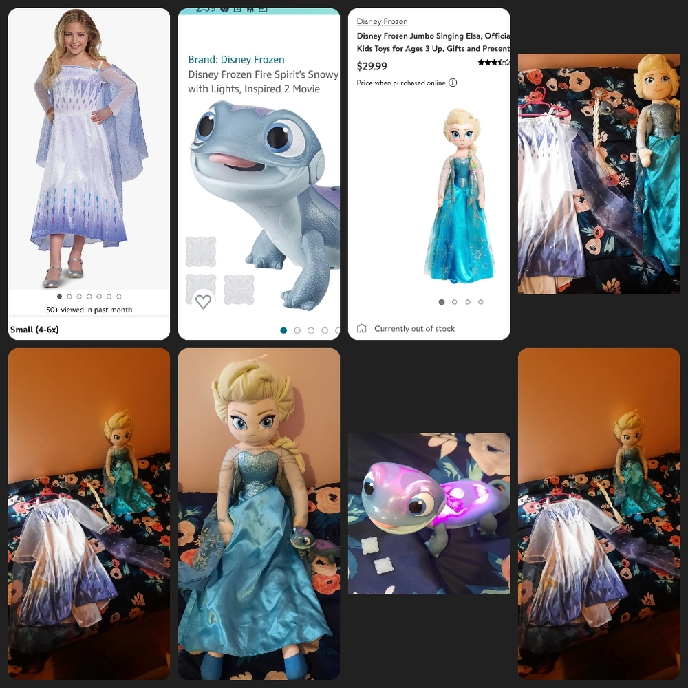 NEW Frozen 1 & 2 ❄️ 5 piece Christmas Gift Bundle Please check all photos ❄️